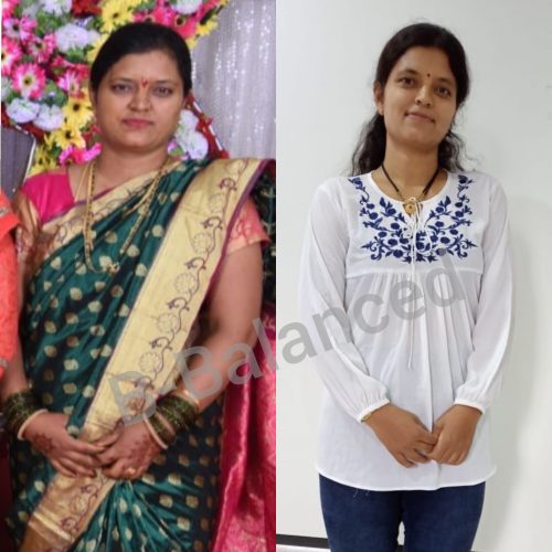 Mrs. Vidya Deokar Lost 18Kg Weight